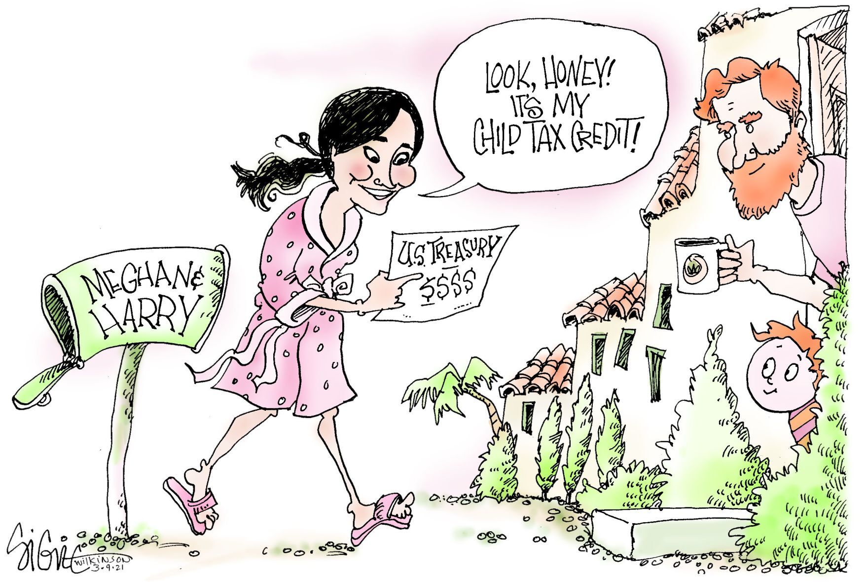 Signe Wilkinson cartoon